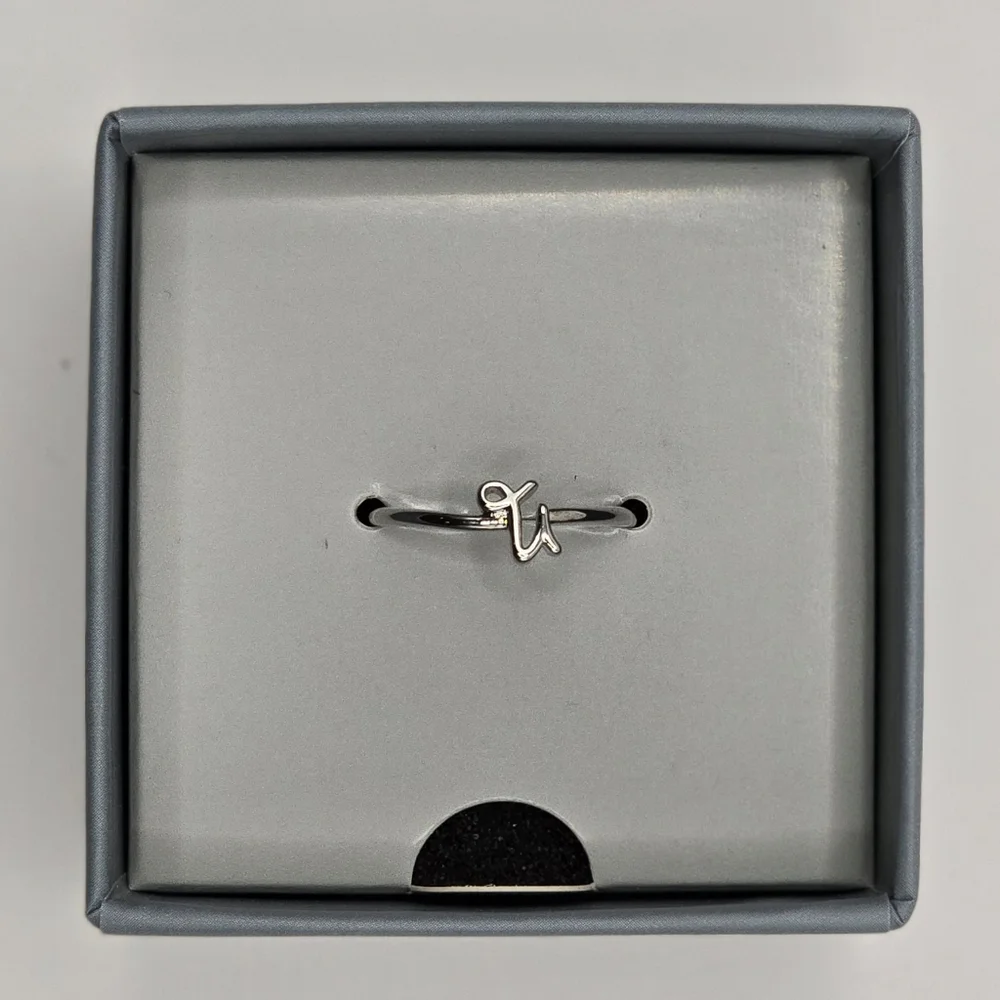 Earthbound Capricorn Zodiac Silver Tone Brass Adjustable Ring NWT